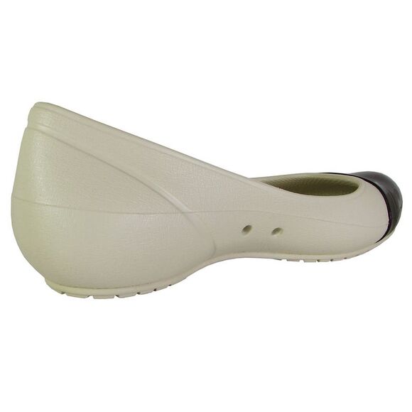 Crocs Womens Slip On 'Cap Toe Flat' Shoes - Picture 3 of 3